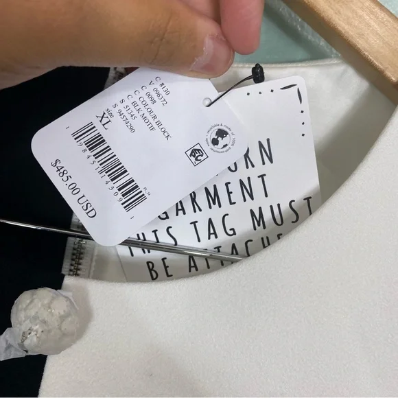 Sans Faff Monochrome Muse Mini Dress Black White Embellished XL - Picture 6 of 9